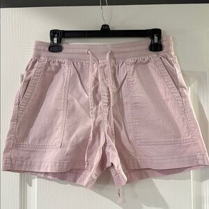 Gap light pink/purple‎ elastic waist shorts - Size XS